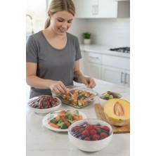 Orvila 100'LÜ Tazeliği Koruyan Tencere ve Tabak Bonesi Çok Amaçlı Kapak Gıda Bonesi Tek Kullanımlık