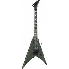 Jackson 2910124520 Js King V JS32 Elektro Gitar (Matte Army Drab) | Askeri Yeşil Mat Cila Floyd Rose Tremolo ve Keskin V Şekli