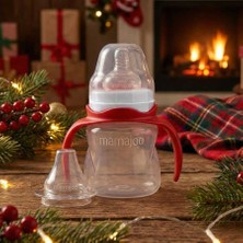 Mamajoo Kulplu Alıştırma Biberonu, Yılbaşı Özel Koleksiyonu 160 ml, 6 Ay+, 1 Adet