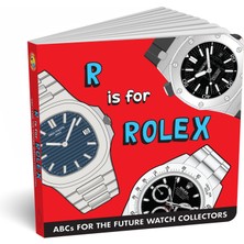 Diaper Book Club -R Is For Rolex-Abcs For The Future Watch Collectors Ingilizce Eğitim Kitabı