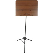 Karin Asns Ahşap Şef Nota Sehpası (Lüks Seri) | Ayarlanabilir Eğim ve Yükseklik Şık Ahşap Doku Orkestra ve Koro Şefleri Için Özel Tasarım
