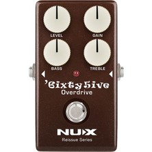 Nux 6IXTY5IVE 6IXTY5IVE Overdrive Pedalı | 60'ların Klasik Blackface Amfi Tonu