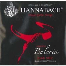 Hannabach 8268SHT Flamenko Gitar Teli Alt 3'lü Set (Super High) | Profesyonel Sert Baslar