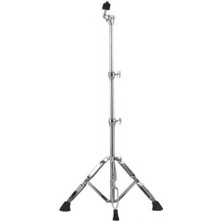 Maxtone CS583 Düz Davul Zil Sehpası (Aksesuar/hardware) | Çift Destekli Sağlam Ayak Yapısı, Ayarlanabilir Yükseklik ve Dayanıklı Krom Kaplama