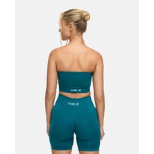 Oace Askılı Bandeau Bra - Petrol Yeşili