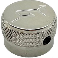 Gretsch 0062700000 Electromatic Collection G Logo Kontrol Düğmesi (Krom) | Gretsch G Logolu Orijinal Yedek Parça Düğme