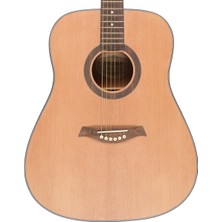Madison MAG-41M-N Akustik Gitar - Naturel (Başlangıç - Dreadnought Kasa) | 41 Inç Tam Boy Gövde, Yüksek Ses Volümü, Yeni Başlayanlar Için Ergonomik Sap | Ölçüler: 648 mm Skala Uzunluğu
