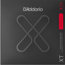 D'addario XTAPB1356 Xt Phosphor Bronze Akustik Gitar Tel Seti ($13-56$) | Medium, Yüksek Gerilim ve Projeksiyon, Uzun Ömürlü Doğal Ton ve Üstün Mukavemet