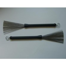 Maxtone T51 Plastik Saplı Fırça Baget (Aksesuar) | Ayarlanabilir Tel Genişliği, Hafif ve Dayanıklı Plastik Sap, Caz ve Akustik Performanslar Için Yumuşak Atak Kapasitesi