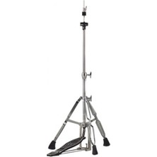 Maxtone HS583 Hi-Hat Zil Sehpası (Aksesuar/hardware) | Çift Destekli Üç Ayaklı Sağlam Şasi, Ayarlanabilir Yay Tansiyonu, Krom Kaplama ve Güvenli Kavrama Mekanizması