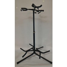 Cremonia STG103 3'lü Çoklu Gitar Standı (Aksesuar) | Üç Adet Gitar Için Güvenli Yerleştirme Alanı, Çizilmeyi Önleyen Kauçuk Destekler ve Sahne/stüdyo Kullanımına Uygun Yapı