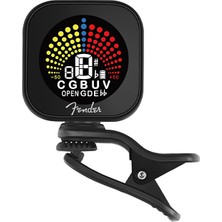Fender 0239961000 Flash 2.0 Şarj Edilebilir Akort Cihazı | Pil Değiştirme Derdine Son Veren USB Şarjlı Hassas Clip-On Tuner