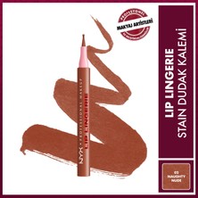 NYX Professional Makeup Lip Lingerie Stain Dudak Kalemi - 02 Naughty Nude
