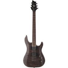 Cort Endonezya Cort KX1QETCGW Elektro Gitar | Trans Charcoal Grey - Hh Manyetik
