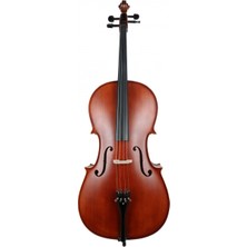 Carlovy Cla8-4/4 Çello (4/4) | Ileri Seviye Öğrenci Çellosu Masif Kapak