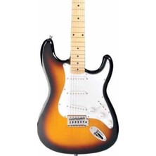 Jay Turser JT-300M-TSB Elektro Gitar | Strat Tarzı Sunburst Akçaağaç Klavye