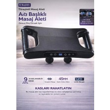 Nivego Yeni Nesil Masaj Tabancası 6 Başlıklı Ayarlanabilir Hız Seviyesi Type-C Şarjlı 1500 Mah Güçlü Kas Rahatlatıcı