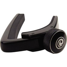 Planet Waves PWCP02 Ns Capo Pro Akustik ve Elektro Gitar Kaposu - Siyah (Profesyonel) | Ned Steinberger Tasarımı, Milimetrik Ayar Vidası ile Sıfır Cızırtı ve Dengeli Baskı