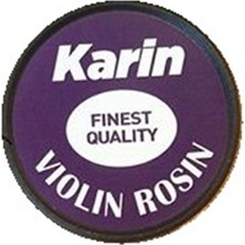 Karin KR50 Yuvarlak Kutulu Reçine | Keman, Viyola ve Çello Için Yüksek Tutuş Gücü Toz Yapmayan Temiz Formül