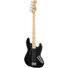 Fender 0266821506 Standard Jazz Bass Gitar (Siyah) | Akçaağaç Klavye Klasik Siyah Renk ve Çok Yönlü J-Bass Manyetikleri