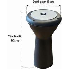 Rhythm Percussion 100-DK 6" Döküm Darbuka | Ağır Döküm Gövde Güçlü Bas ve Keskin Tiz Sesler El Yapımı Geleneksel Işçilik
