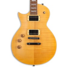 Esp Ltd LEC256VNLH EC-256 Vintage Natural Solak Elektro Gitar | Eskitilmiş Doğal Görünüm Solak Model