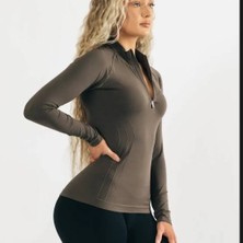 Alphalete Yarım Fermuarlı Body