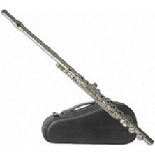 Picaldi JYFL-2000S Yan Flüt + Lüks Deri Taşıma Kutusu | Gümüş Kaplama Gövde, Profesyonel Kapalı Tuş Mekanizması