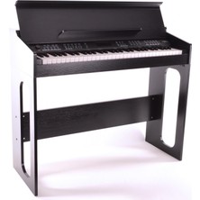 Manuel Raymond MRP3261BK Dijital Piyano (61 Tuş Siyah) | Tuş Hassasiyetli Modern Görünüm