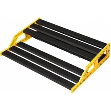 Nux Npb-L Bumblebee Large Pedalboard (Profesyonel - Geniş Kurulum) | Havacılık Sınıfı Alüminyum Şasi, Çift Katlı Tasarım, Kablo Yönetim Kanalları, Taşıma Çantası Dahil | Ölçüler: 445 x 320 x 90 mm