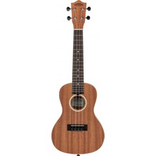 Lanikai LU21-C Concert Ukulele (Orta Seviye - Concert Boy) | Nato Ağacı Gövde, Beyaz Kenar Şeritleri (Binding), Krom Açık Mekanizma Burgular | Ölçüler: Concert Boy / 15 Perde