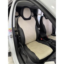 Akıncı Skoda Karoq 2018-2025 Arka Sırt 2 Parça Arka Sırt Kolcaklı Model - Oto Koltuk Kılıfı