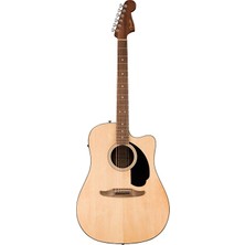 Fender 0974220521 California Standard Redondo Ce Elektro Akustik Gitar (Naturel) | Sahne Performansı Için Optimize Edilmiş Elektronik ve Akustik Denge
