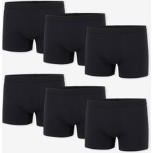 Steve Wolls Erkek Lacivert 6’lı Likralı Boxer - 24102