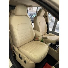 Akıncı Skoda Süper B 2010-2014 Arası Arka Sırt 2 Parça Arka Sırt Kolcaklı Model - Oto Koltuk Kılıfı