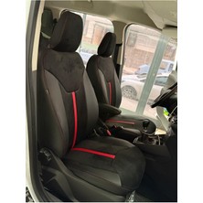 Akıncı Ford Courier 2013-2022 Arası Arka Sırt Tümsekli Model - Oto Koltuk Kılıfı