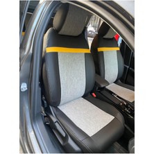 Akıncı Citroen C4 2021-2025 Arası Arka Sırt 2 Parça - Oto Koltuk Kılıfı