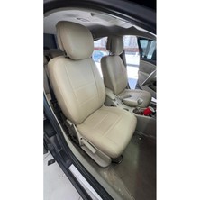 Akıncı Renault Fluence - Arka Sırt Arka Oturma 2 Parça Arka Sırt Kolcaklı Model - Oto Koltuk Kılıfı
