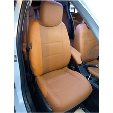 Akıncı Renault Fluence Arka Sırt Arka Oturma 2 Parça Arka Sırt Kolcaklı Model - Oto Koltuk Kılıfı