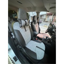 Akıncı Ford Courier 2013-2022 Arka Sırt Tümsekli Model - Oto Koltuk Kılıfı