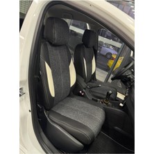 Akıncı Oto Koltuk Kılıfı - Renault Fluence Arka Sırt Arka Oturma Tek Parça Uyumlu Model