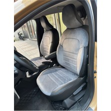 Akıncı Dacia Sandero Stepway 2021-2025 Arası Arka Sırt 2+1 Uyumlu Model-Oto Koltuk Kılıfı