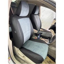 Akıncı Toyota Corolla 2007-2012 Arası Arka Sırt 2 Parça Arka Sırt Kolcaklı Model - Oto Koltuk Kılıfı