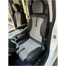 Akıncı Peugeot Partner 2011 2017 Arası Arka Koltuk 3 Tane Tek Tek Uyumlu Oto Koltuk Kılıfı