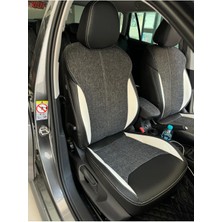 Akıncı Skoda Kamiq Arka Sırt 2 Parçalı Arka Sırt Kolcaklı Model - Oto Koltuk Kılıfı