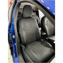 Akıncı Renault Clio 5 2020-2025 Arası Arka Sırt 2 Parça Uyumlu - Oto Koltuk Kılıfı
