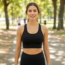 Anti Selülit Sporcu Crop, Emana® Mineral Teknolojili, Seamless Sıkılaştırıcı Pürüzsüz Görünüm