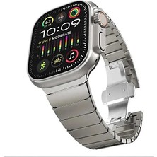 Dexmon Apple Watch 11-10 46MM 6 7 8 Se Ultra Uyumlu 42 44 45 49MM Titanyum Çelik Paslanmaz Kordon