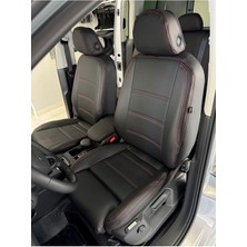Akıncı Volkswagen Caddy 2021-2025 Arka Sırt Arka Oturma 2+1 Şöför Recore Uzatmalı-Oto Koltuk Kılıfı