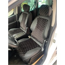 Akıncı Berlingo-Partner 2011-2017 Arası Arka Sırt Arka Oturma 2 Parça - Oto Koltuk Kılıfı